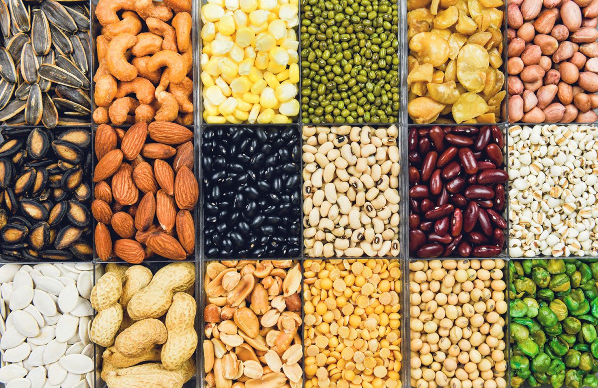 Legumes and nuts